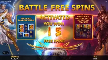 Olympus Raging Megaways slot screenshot 3