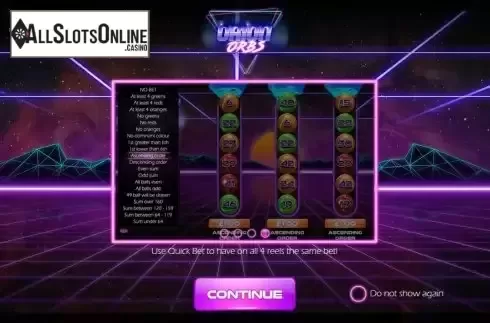 Start Game screen 4
