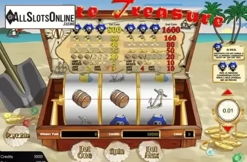 Reel Screen. Pirate Treasure (Amaya) from Amaya