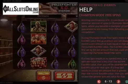 FS feature screen
