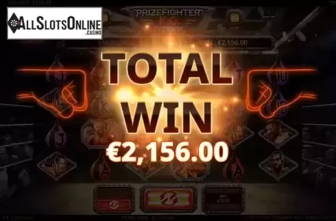 Big win screen