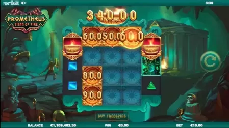 Prometheus Titan of Fire slot screenshot 3