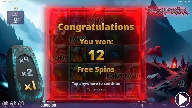 Ragnarok slot screenshot 2