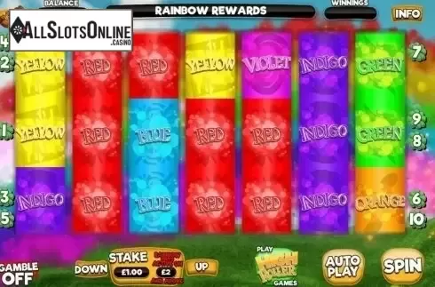 Reel Screen 1. Rainbow Rewards from CR Games