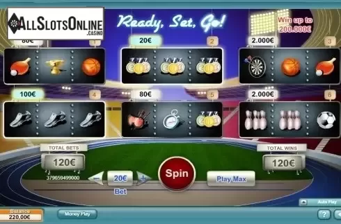 Screen 1. Ready, Set, Go! from NeoGames