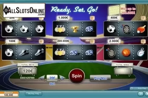 Screen 2. Ready, Set, Go! from NeoGames