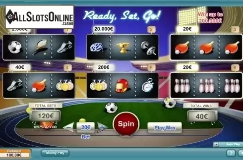 Screen 4. Ready, Set, Go! from NeoGames