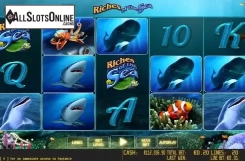 Game reels. Riches of the Sea HD from World Match