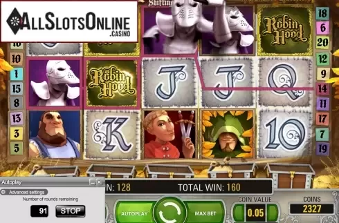 Screen5. Robin Hood: Shifting Riches from NetEnt