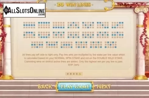 Screen4. Roman Gold from Cayetano Gaming