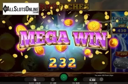 Mega Win. Roo Riches from iSoftBet