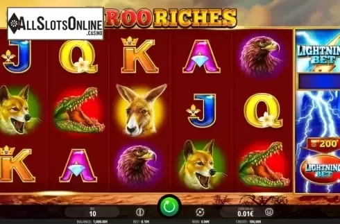 Reel Screen. Roo Riches from iSoftBet