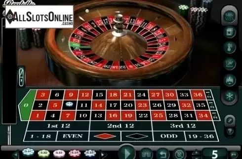 Reel screen. Roulette Master from NextGen
