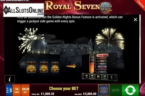 Golden Nights 1. Royal Seven GDN from Gamomat
