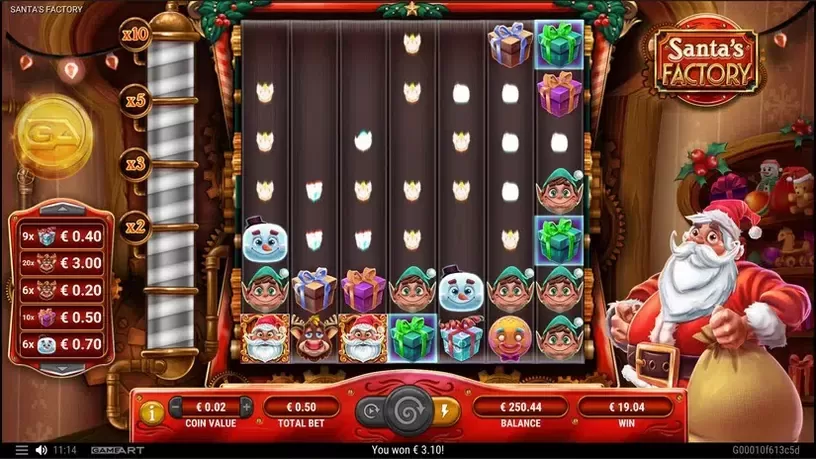 Santa's Factory slot screenshot 6