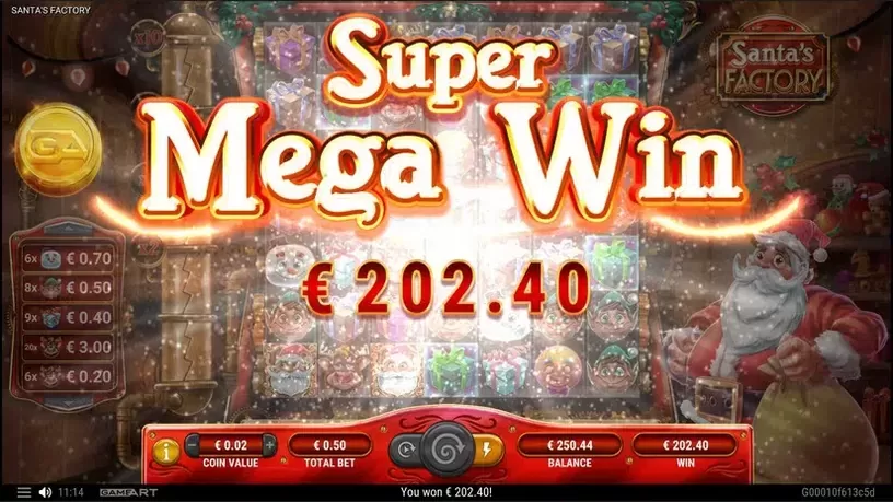 Santa's Factory slot screenshot 7