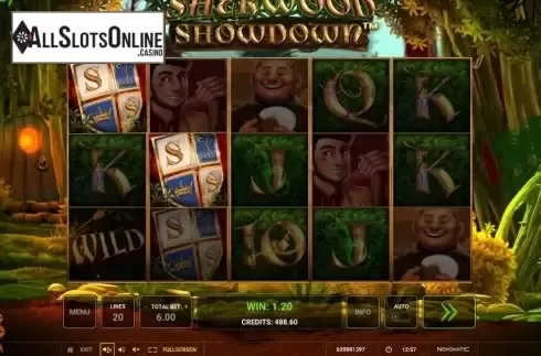 Win Screen 2. Sherwood Showdown from Greentube