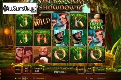 Reel Screen. Sherwood Showdown from Greentube