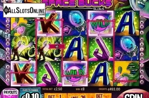 Win Screen 3. Space Bucks from BetConstruct