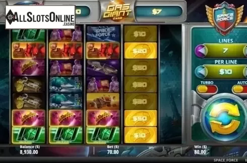 Win Screen 2. Space Force from gamevy