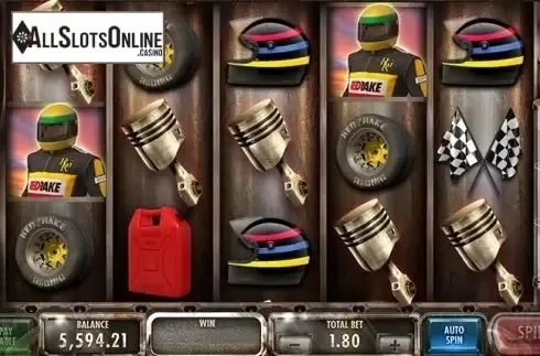 Sticky Pistons screen. Speed Heroes from Red Rake