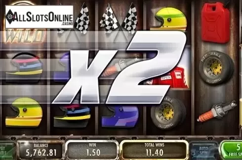 Nitro free spins screen. Speed Heroes from Red Rake