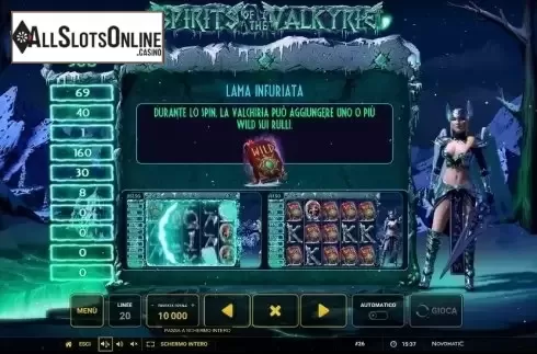 Features 2. Spirits of the Valkyrie from Greentube