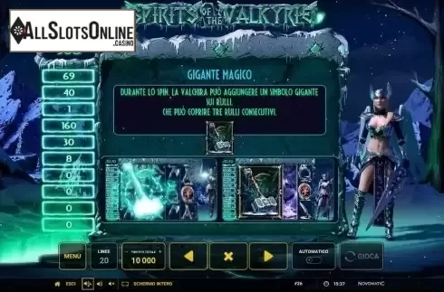 Features 1. Spirits of the Valkyrie from Greentube