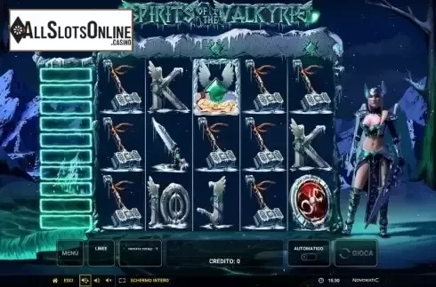 Reel Screen. Spirits of the Valkyrie from Greentube