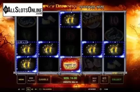 Win Screen 3. Tales of Darkness Midnight Heat from Greentube