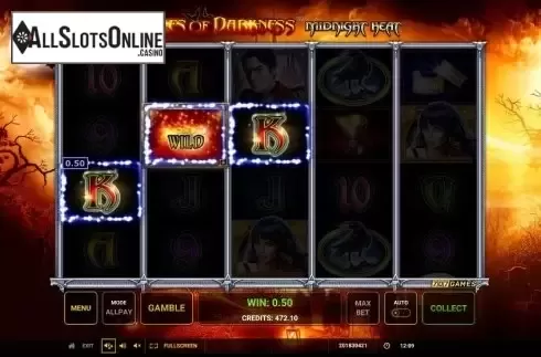 Win Screen 4. Tales of Darkness Midnight Heat from Greentube