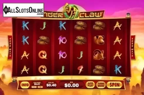 Reel Screen. Tiger Claw (Playtech) from Playtech