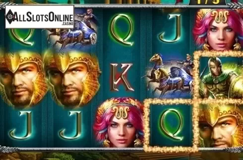 Free Spins. Troy: the Legend of Glory from Octavian Gaming