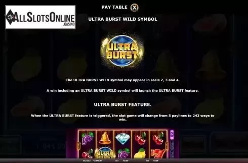 Paytable 2