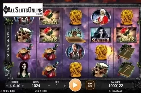 Reel screen. Vampire's Tale from KA Gaming