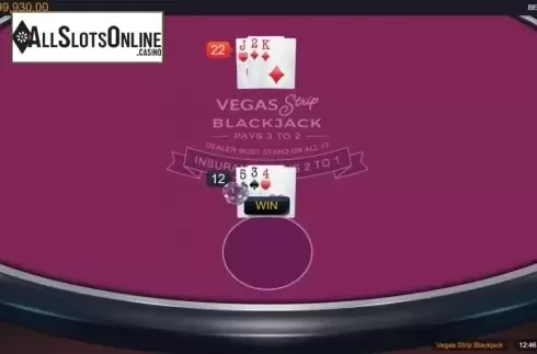 Game Screen 3. Vegas Strip Blackjack (Switch Studios) from Switch Studios