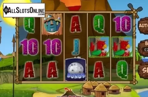 Reels screen. Volcano (Red7) from Red7