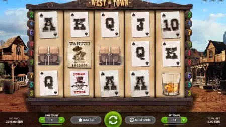 West Town slot screenshot 1