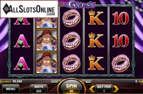 Reel Screen. Wild Gypsy from Spin Games