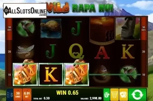 Screen 3. Wild Rapa Nui from Bally Wulff