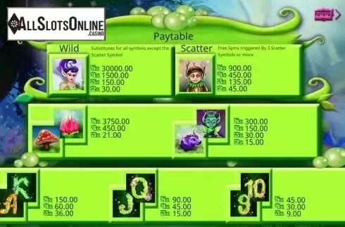Screen2. Wondrous Garden from Booming Games