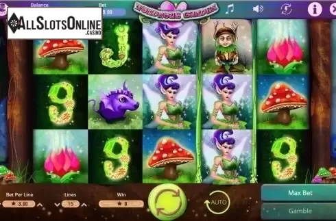 Screen4. Wondrous Garden from Booming Games