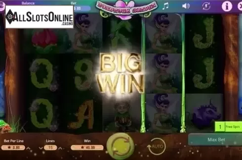 Screen6. Wondrous Garden from Booming Games