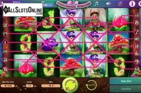 Screen3. Wondrous Garden from Booming Games