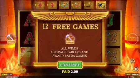 Anubis Rising slot screenshot 4