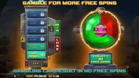 Battle Ground Zero Megaways slot screenshot 3