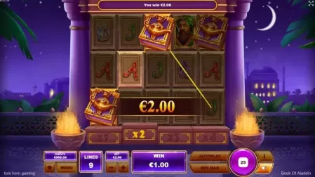Book of Aladdin slot screenshot 4