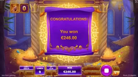 Book of Aladdin slot screenshot 8