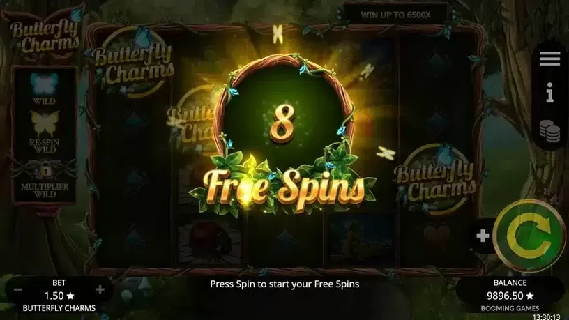 Butterfly Charms slot screenshot 3