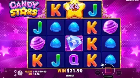Candy Starz slot screenshot 4
